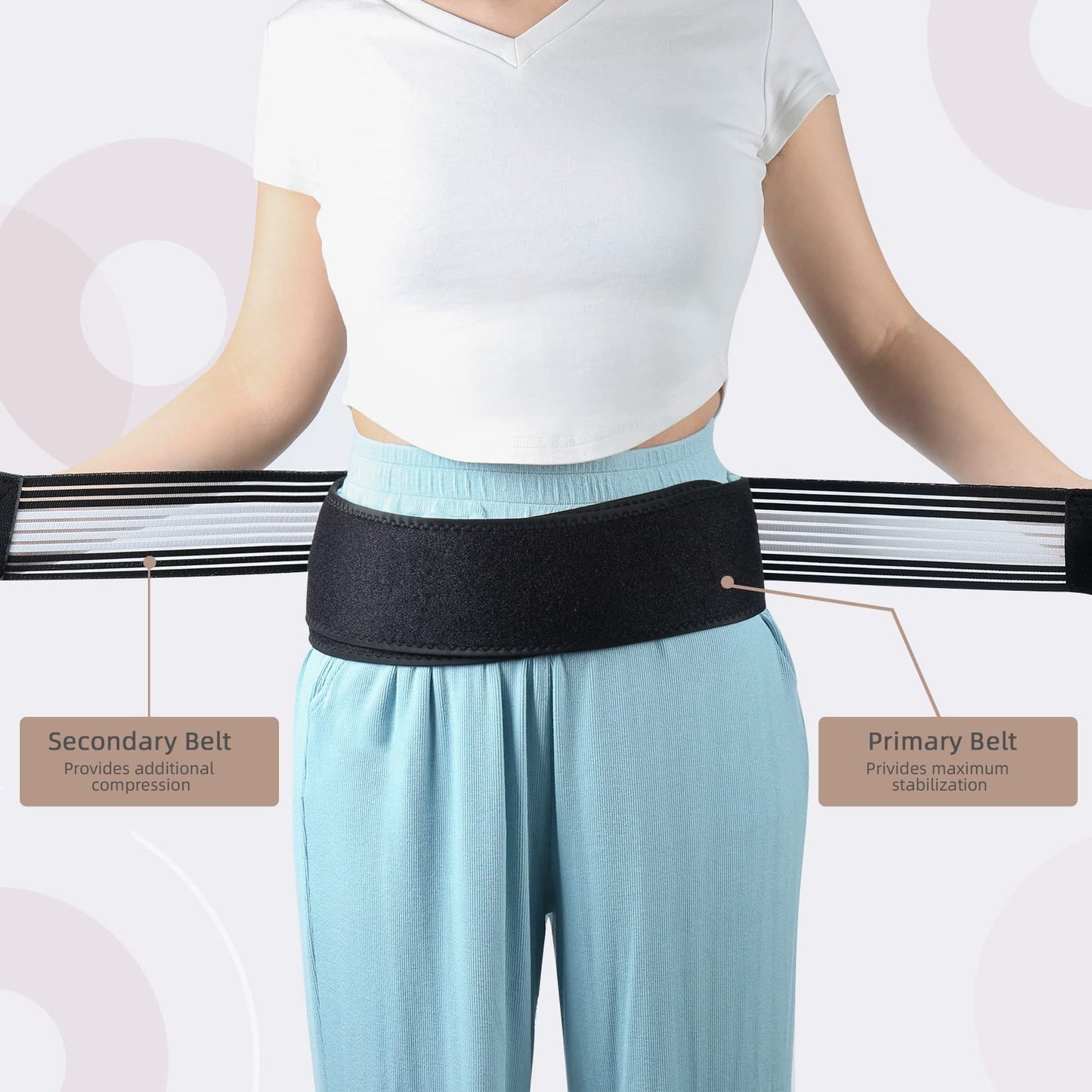 Lower Back Support Brace (For Men and Women)